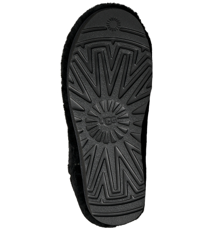 UGG® Women's Classic Ultra Mini Fluffed Round Toe Booties - Black