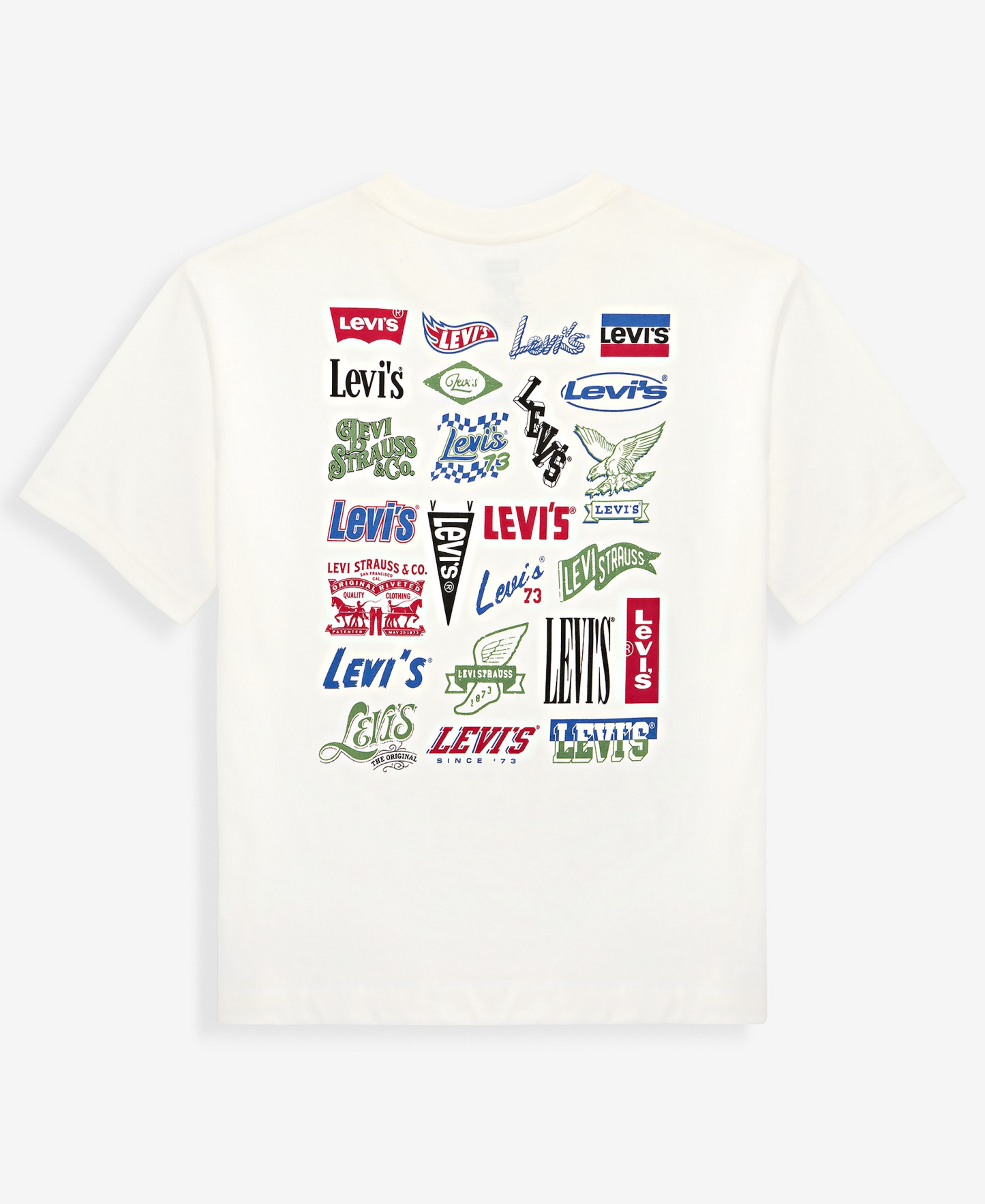 Levi's Boys 8-20 Heritage Logos Tee - Levi's Egret