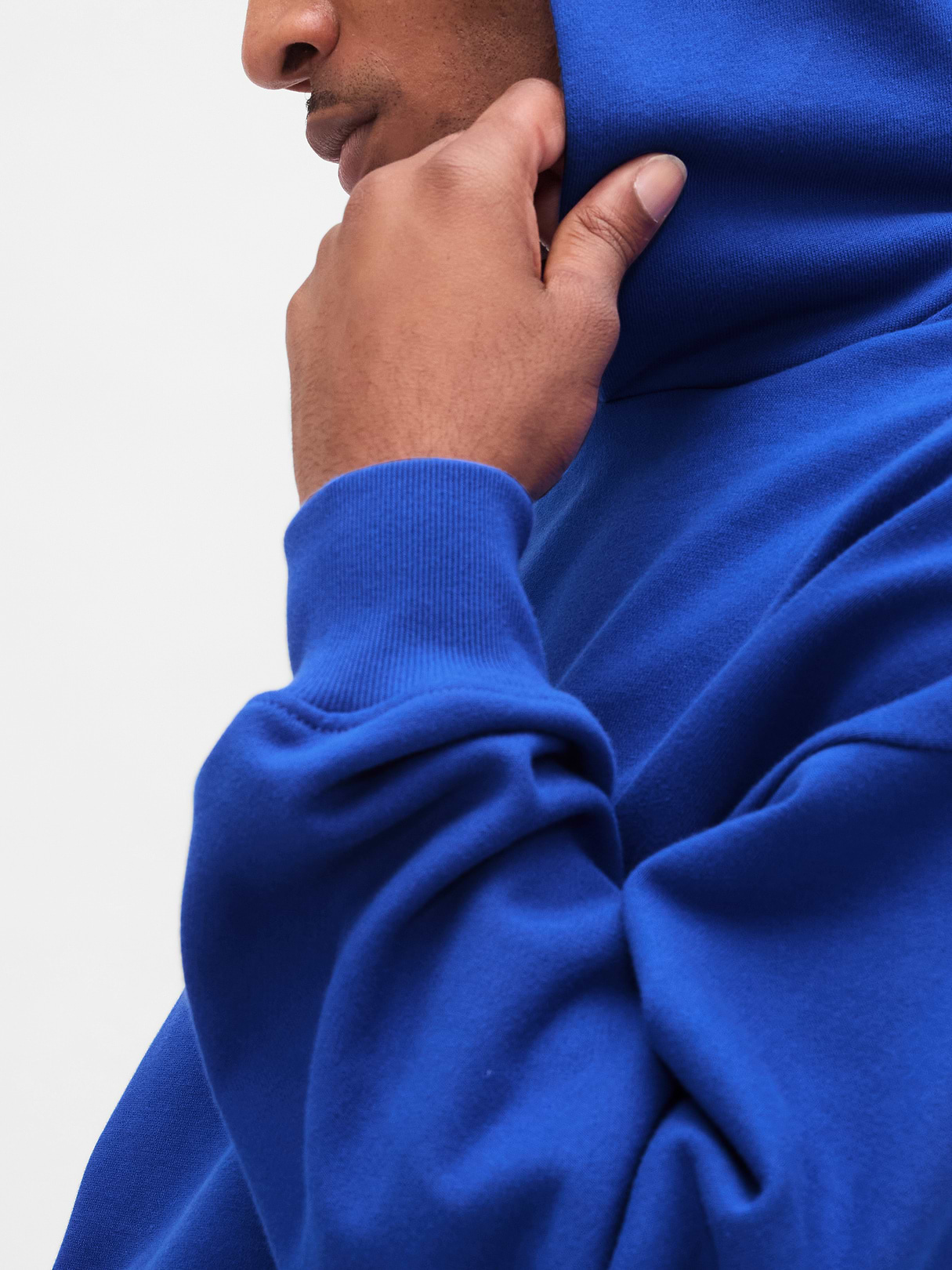 Adult Heavyweight Oversized Hoodie - active blue