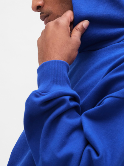 Adult Heavyweight Oversized Hoodie - active blue