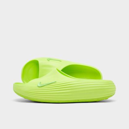 Men's Nithtke ReactX Rejuven8 Slide Sandals - Volt Ice/Volt Ice/Volt Ice - Left shoe facing left. Outside of the shoe.