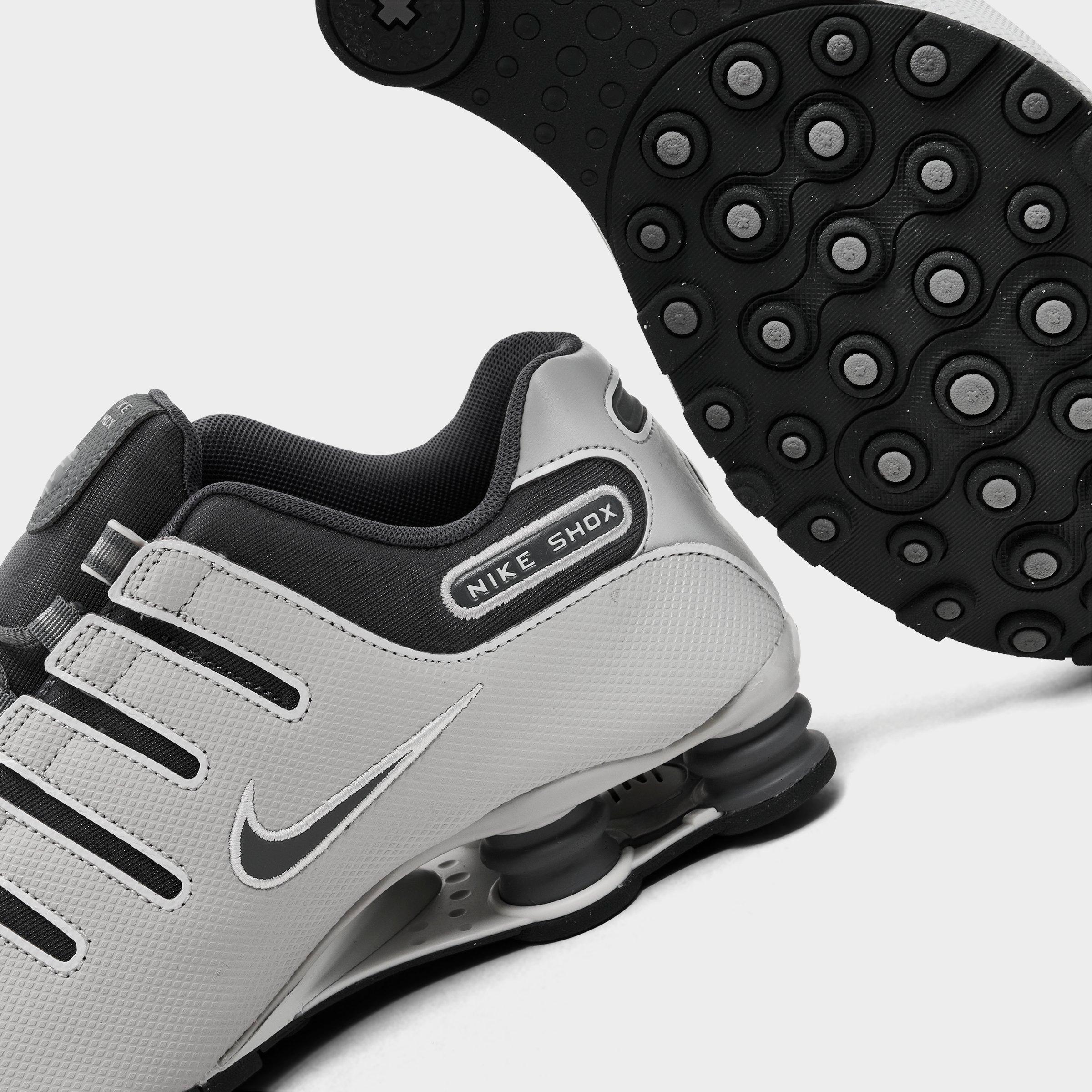 Men's Nithtke Shox NZ Casual Shoes - Smoke Grey/Grey Fog - Detail shot