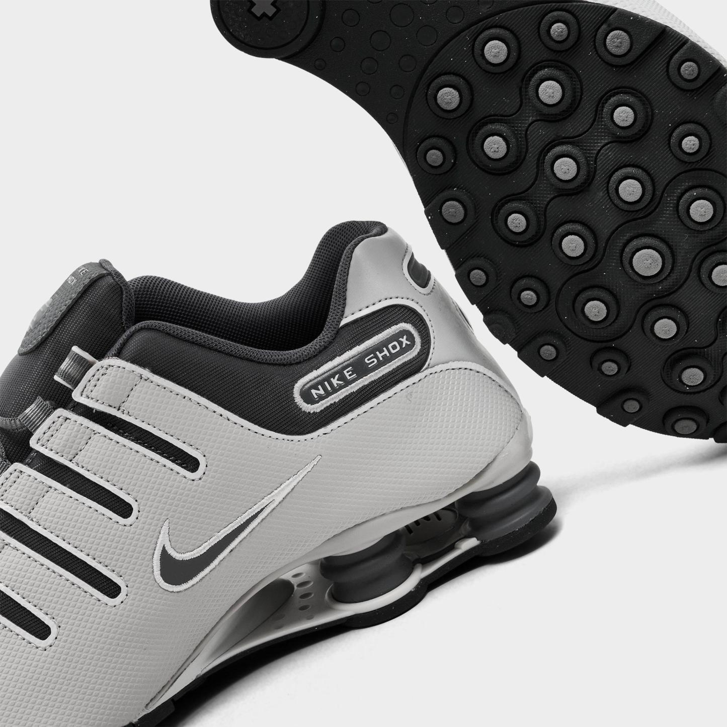 Men's Nithtke Shox NZ Casual Shoes - Smoke Grey/Grey Fog - Detail shot