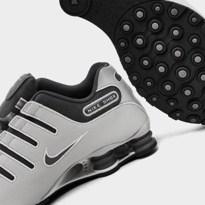 Men's Nithtke Shox NZ Casual Shoes - Smoke Grey/Grey Fog - Detail shot