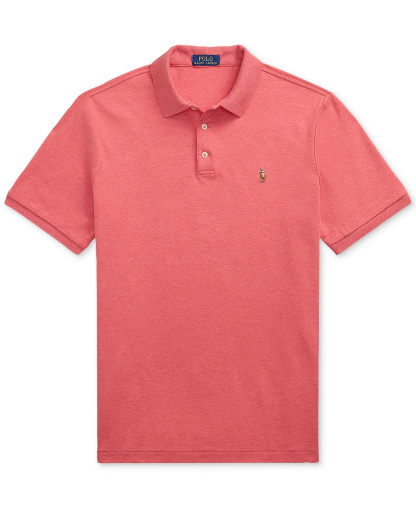 Polo Ralph Lauren Men's Classic-Fit Soft Cotton Polo Shirt - Highland Rose Heather