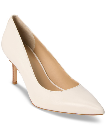 Lauren Ralph Lauren Women's Lanette Nappa Leather Pumps - Soft White Leather