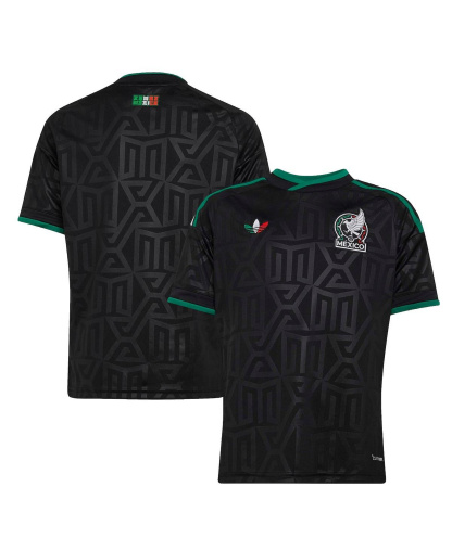 adidas Big Boys and Girls Black Mexico National Team 2026 Third Replica Jersey - Black