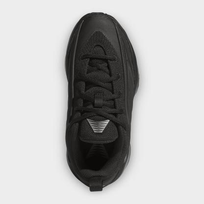 Big Kids' adidas Believe That 1 Basketball Shoes - Core Black/Iron Metallic/Core Black - Top view