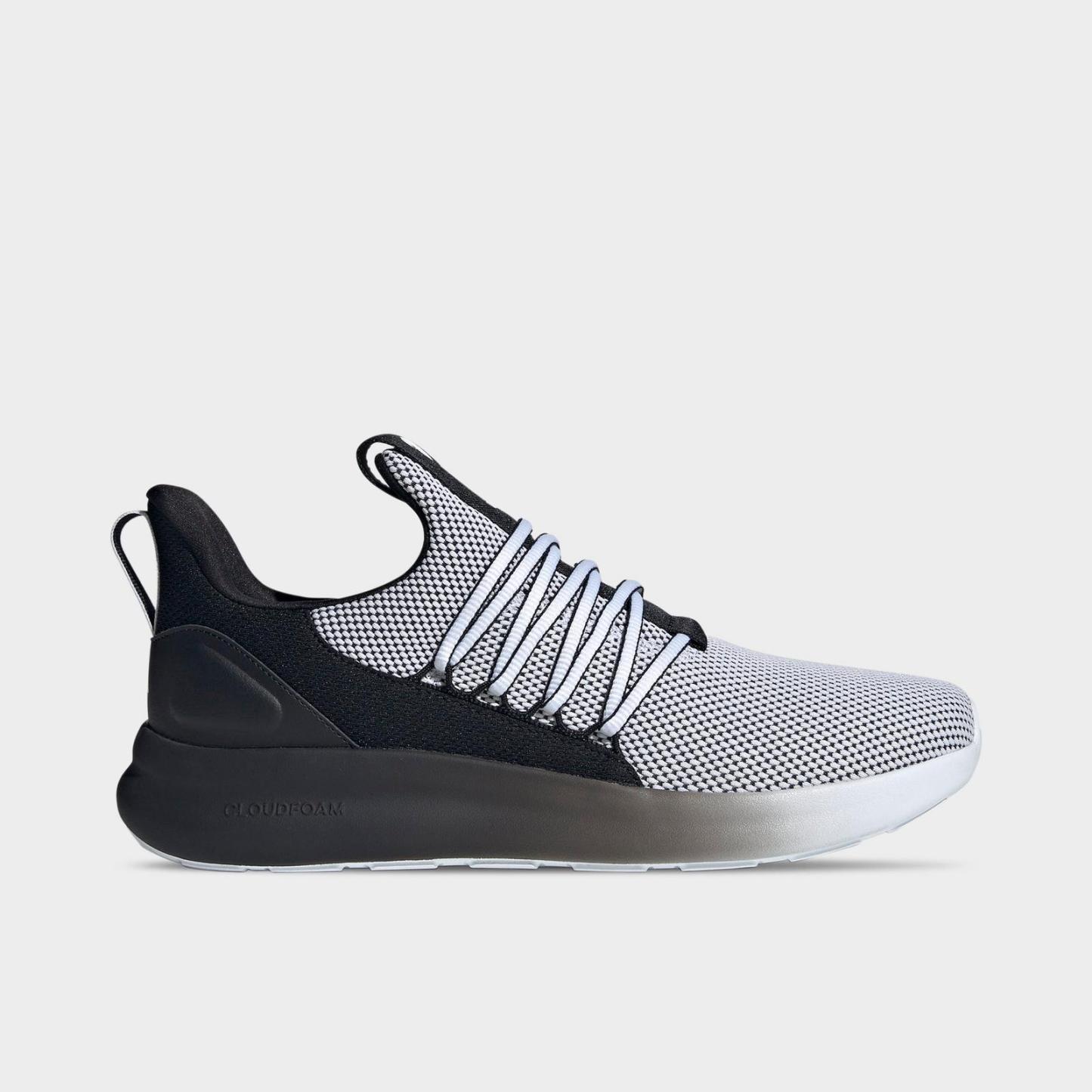 Men's adidas Lite Racer Adapt 7.0 Casual Shoes - White/Black/White - view 1