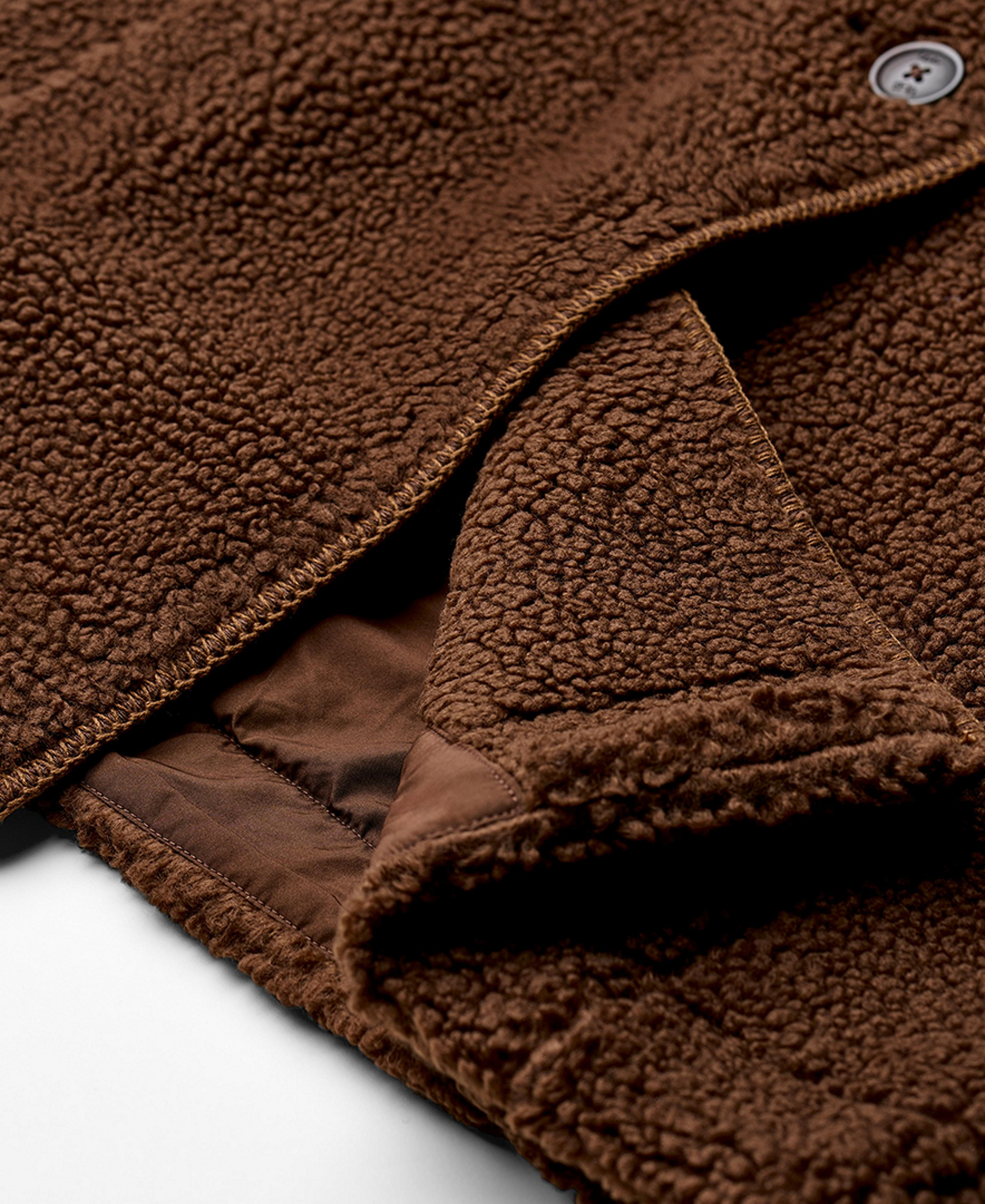 UGG Women's Sema Fluff Coat - Deep Nutmeg