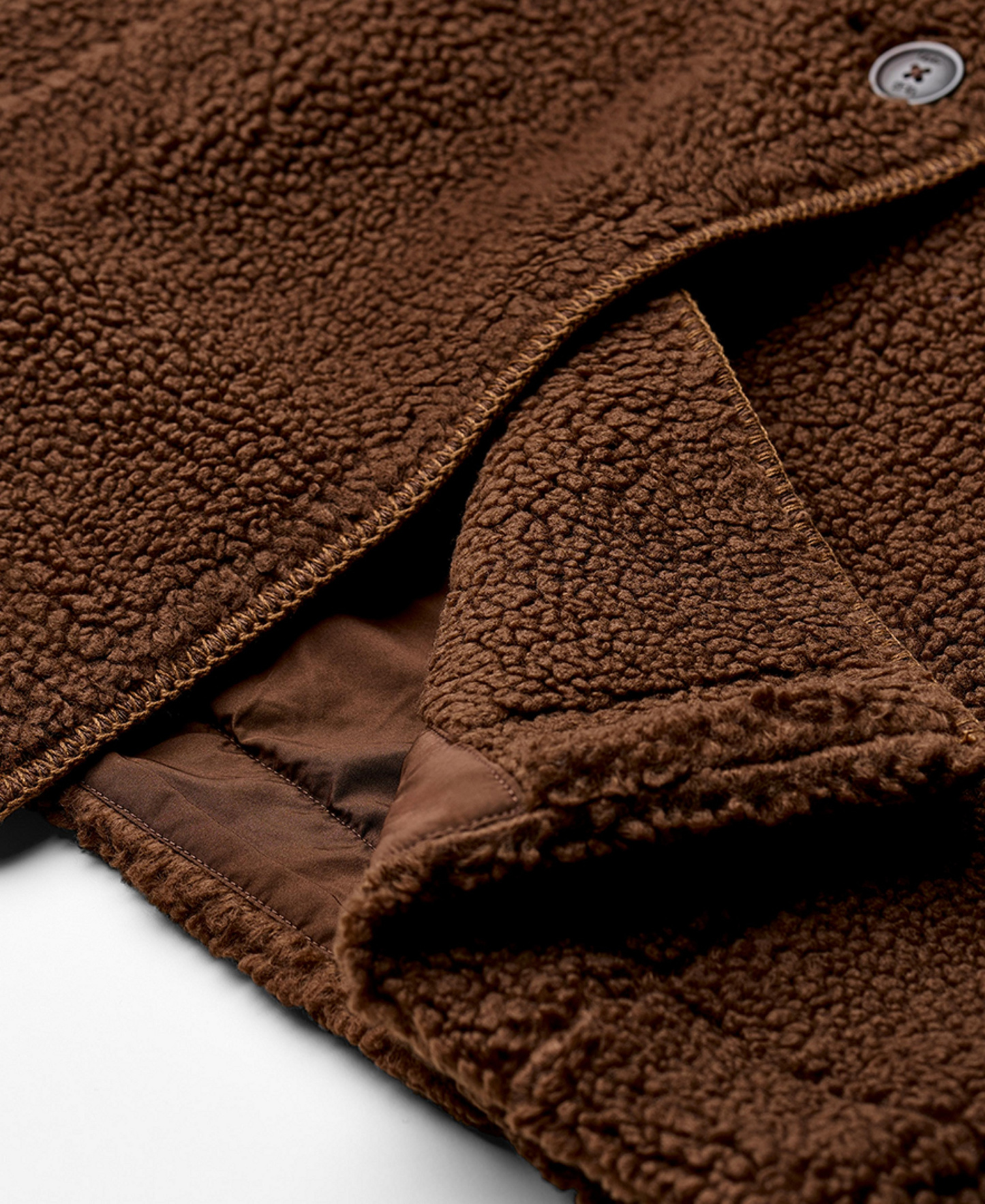 UGG Women's Sema Fluff Coat - Deep Nutmeg