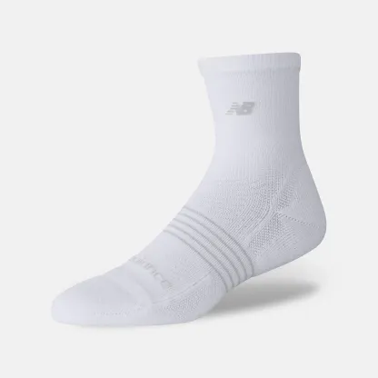 New Balance Pro Tennis QTR Socks 1 Pair, LAS15109WT