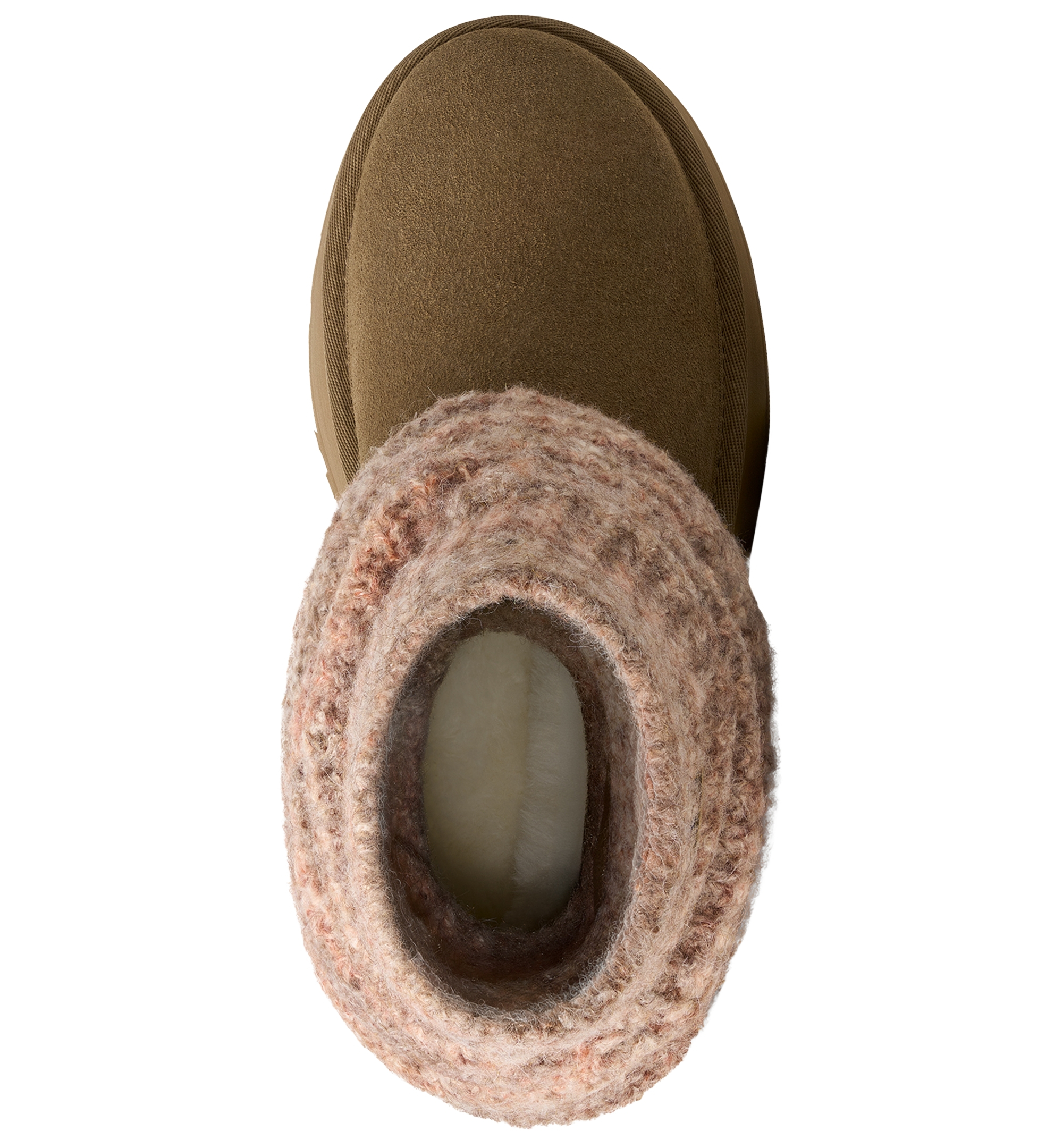 UGG® Women's Classic Mini Dipper Removable Knit Leg Warmer Suede Boots - Light Bronze