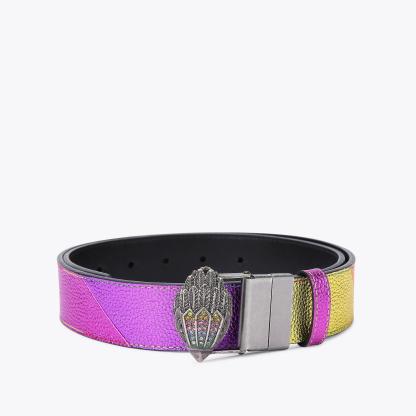 Kurt Geiger London Reversible Eagle Belt - Multi Colored