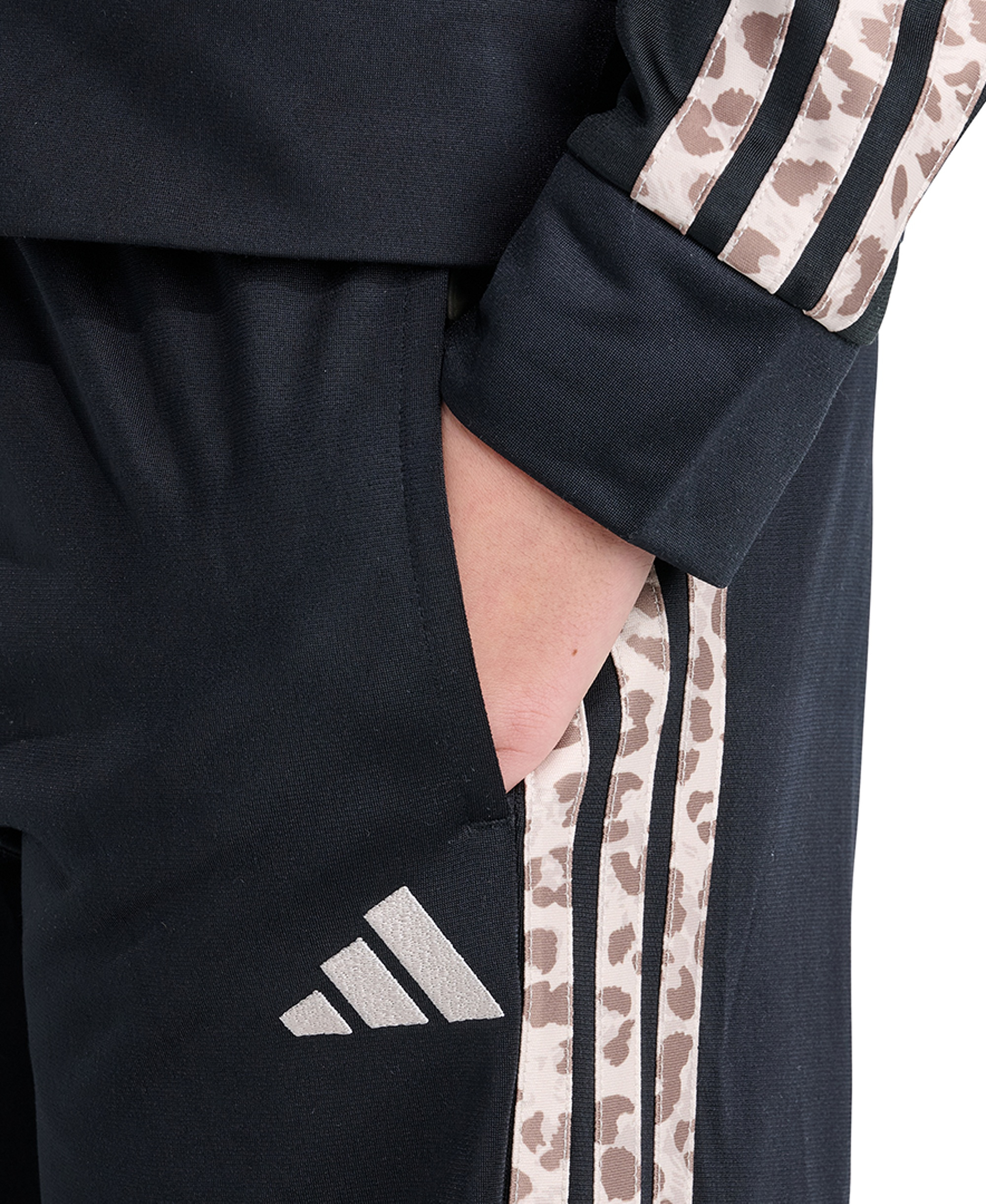 adidas Girls' 8-16 Long-Sleeve Jacket and Pants, 2-Piece Set - Black