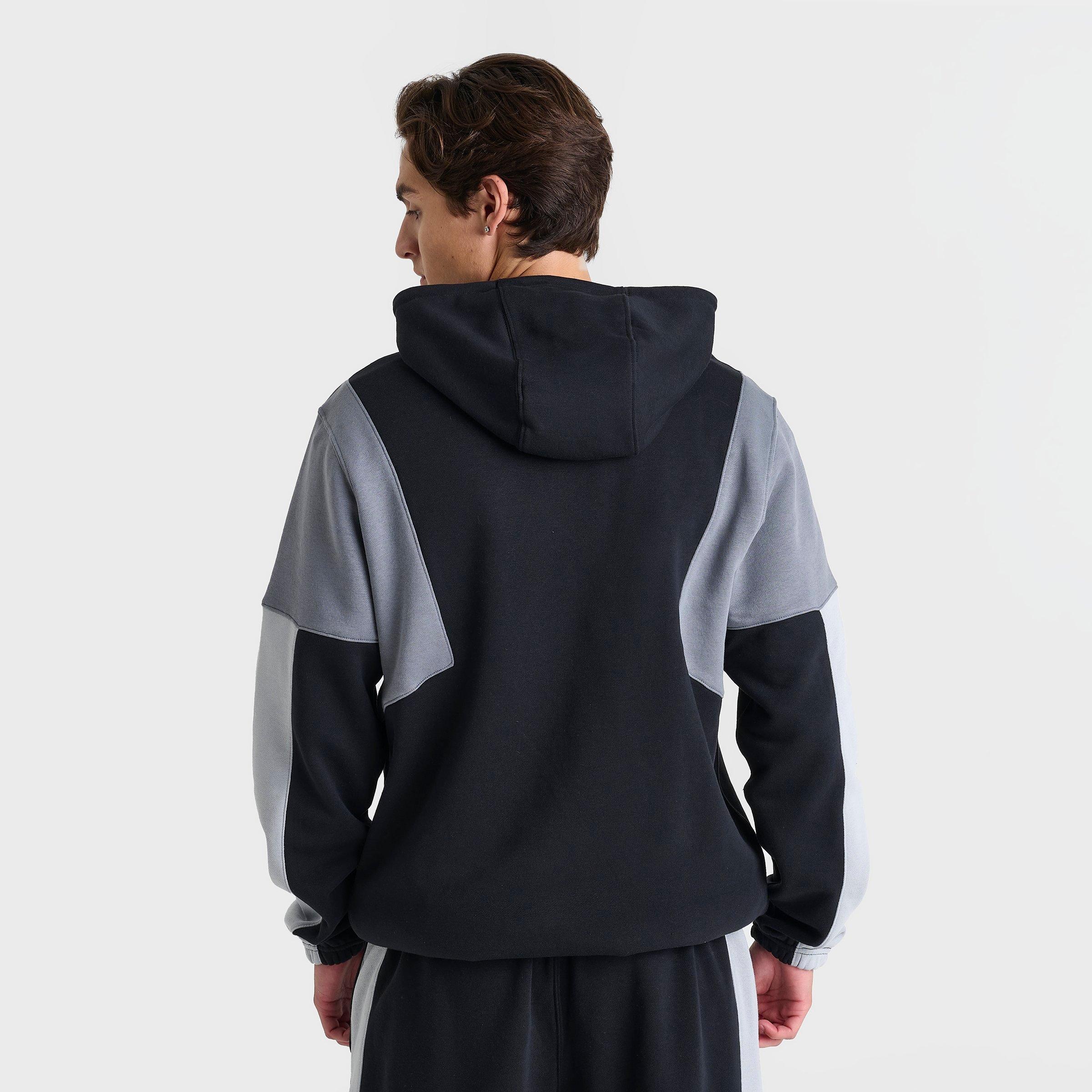 Men's Nithtke Club Fleece Tracksuit Pullover Hoodie - Black/Grey