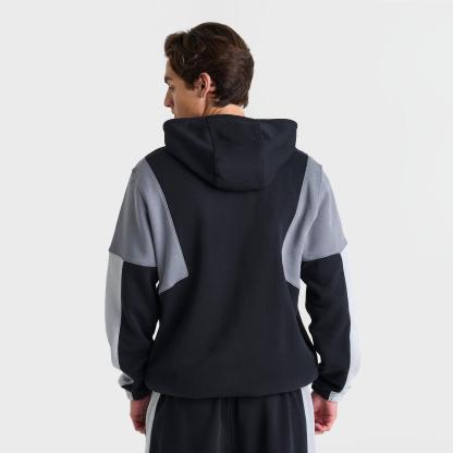 Men's Nithtke Club Fleece Tracksuit Pullover Hoodie - Black/Grey