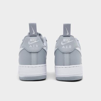 Men's Nithtke Air Force 1 '07 LV8 Casual Shoes - Part 1 - Wolf Grey/White/Wolf Grey - Back view