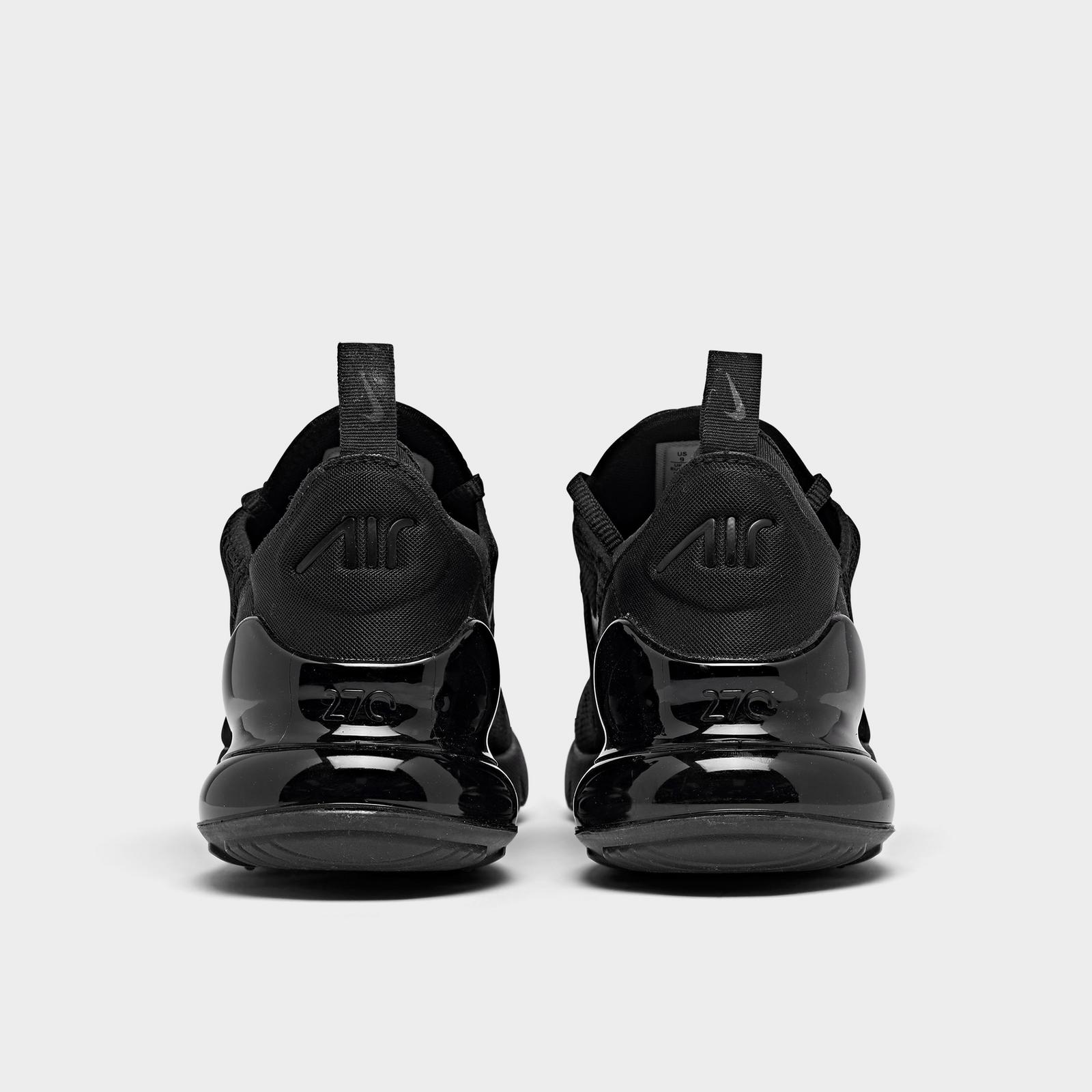 Women's Nike Air Max 270 Casual Shoes - Black/Black/Black