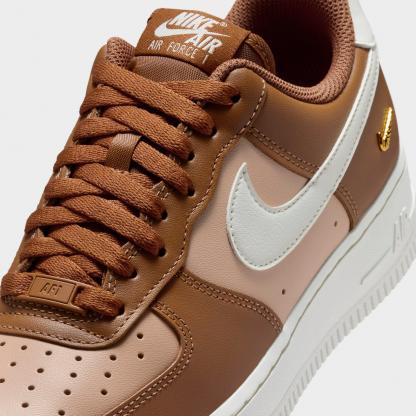 Women's Nithtke Air Force 1 '07 SE Casual Shoes - Light British Tan/Hemp/Metallic Gold/Sail - Detail shot