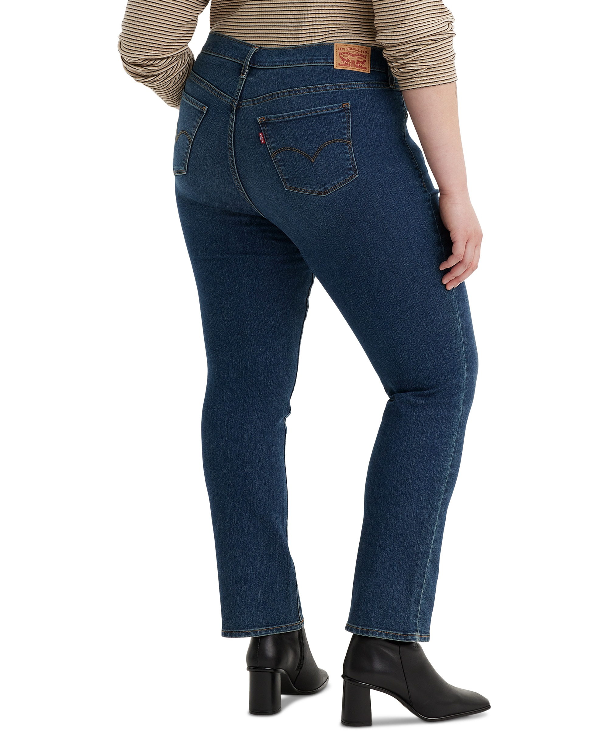 Levi's Women's 314 Shaping Slimming Straight Leg Mid-Rise Jeans - Zealous Blue