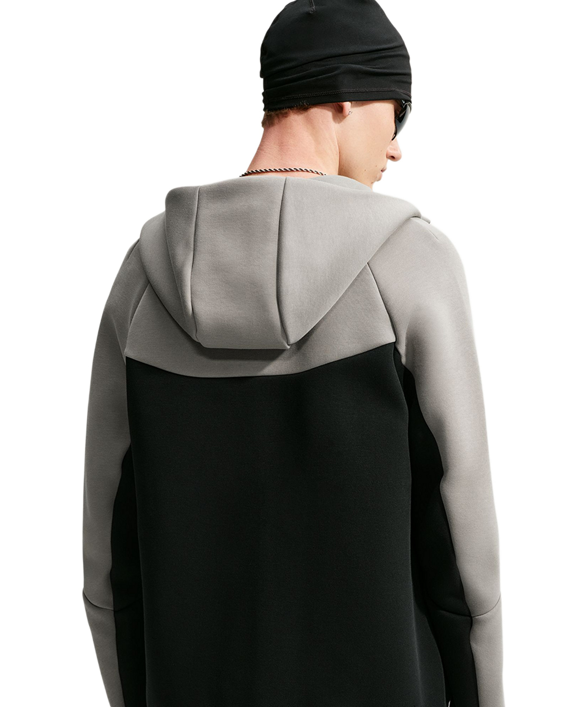 Nike Men's Tech Fleece Full-Zip Hoodie - Light Army/Black/Total Orange