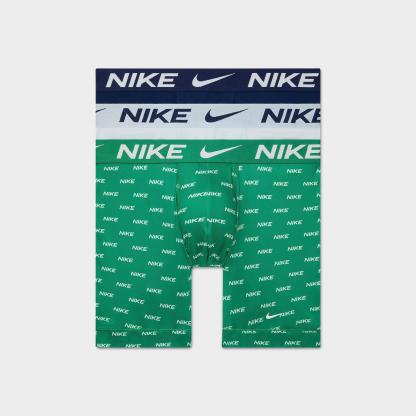 Men's Nithtke Dri-FIT Essential Micro Boxer Briefs (3-Pack) - Malacite/Grey/Blue