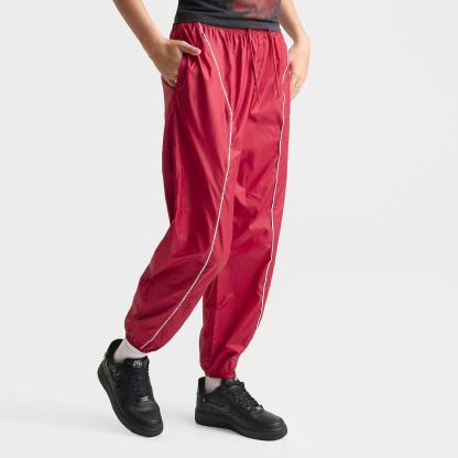 Women's Nithtke Sportswear Mid-Rise Repel Woven Pants - Tough Red/Sail/Sail