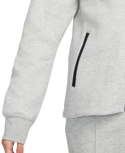 Nike Women's Sportswear Tech Fleece Windrunner Full-Zip Hoodie - Dark Grey Heather