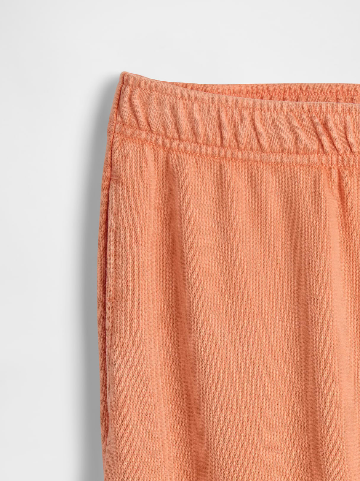 Mid Rise VintageSoft Terry Loose Sweatpants - Tangerine orange