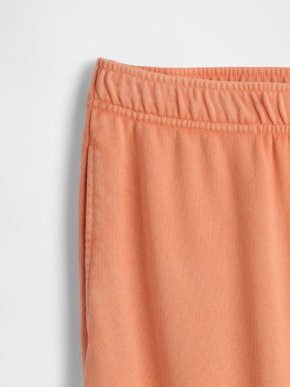 Mid Rise VintageSoft Terry Loose Sweatpants - Tangerine orange
