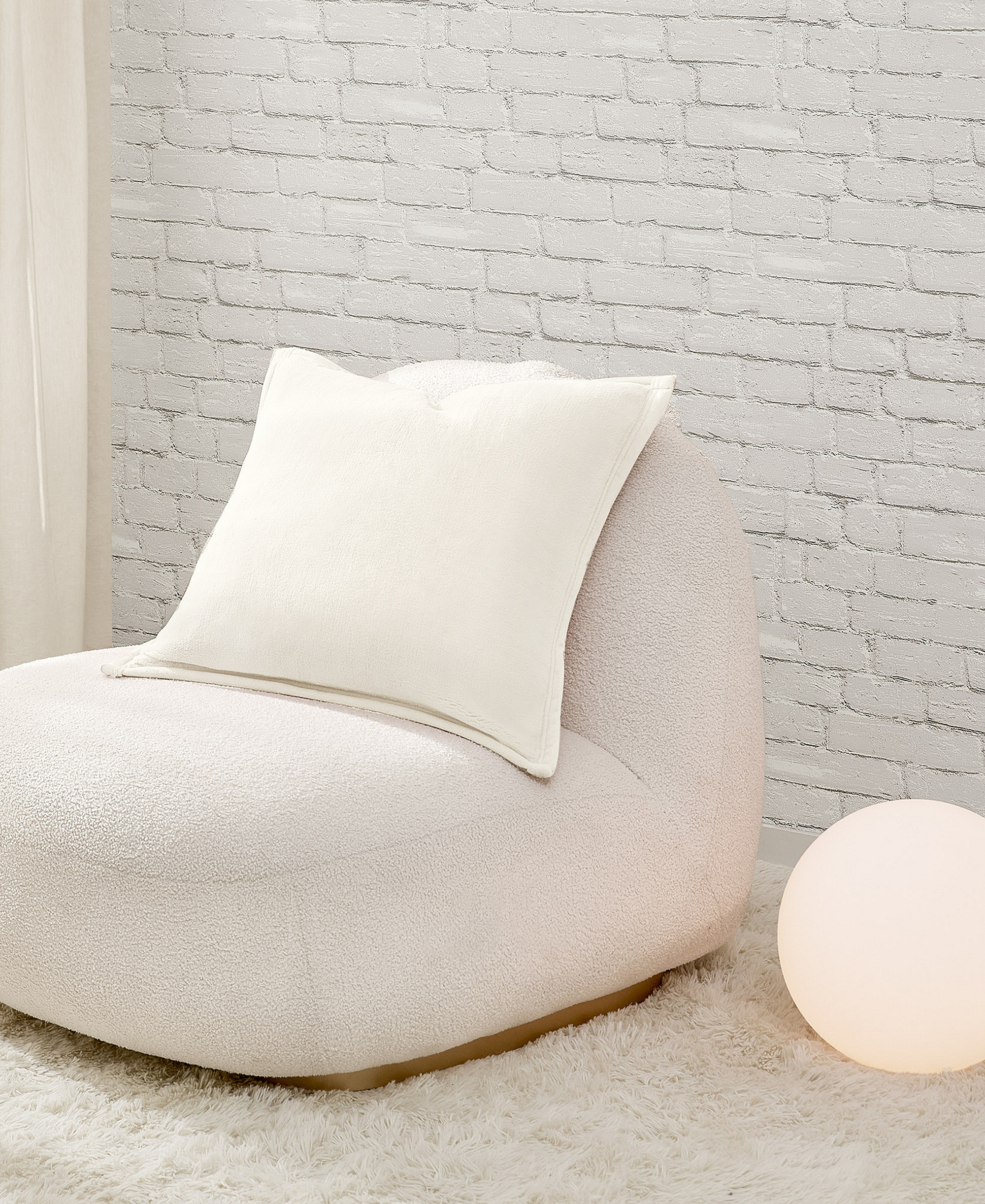 UGG® Coco 2-Pack Decorative Pillow, 20" x 20" - Snow
