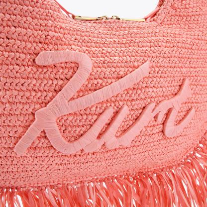 Kurt Geiger London Large Kurt Hobo Fringe Bag - Pink - view 5