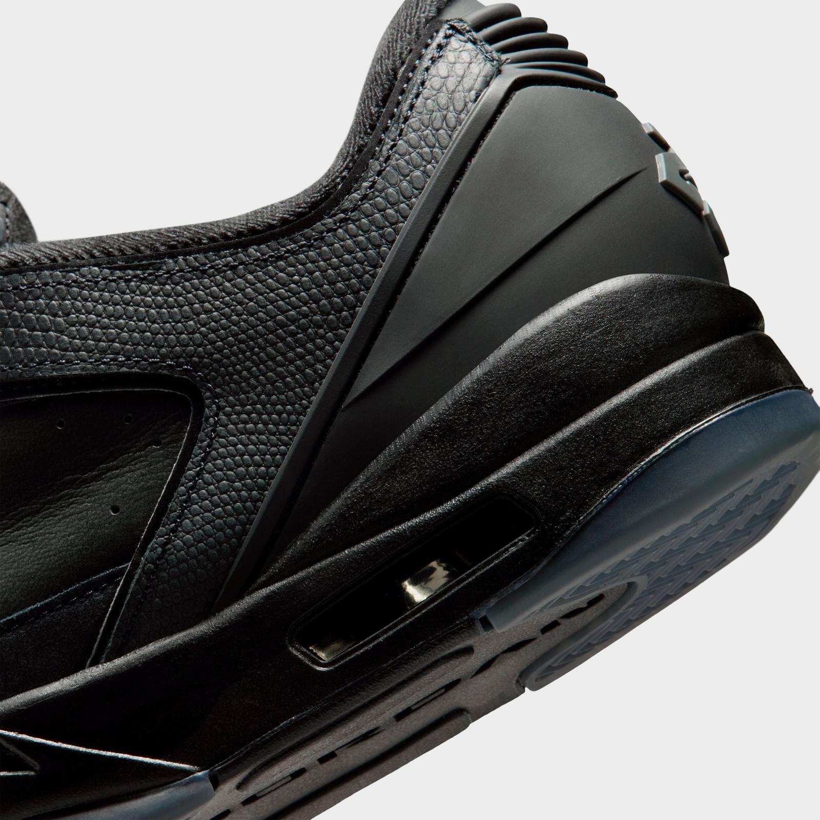 Men's Jordan Sixty Plus Low Casual Shoes - Black/Dark Smoke Grey - view 3