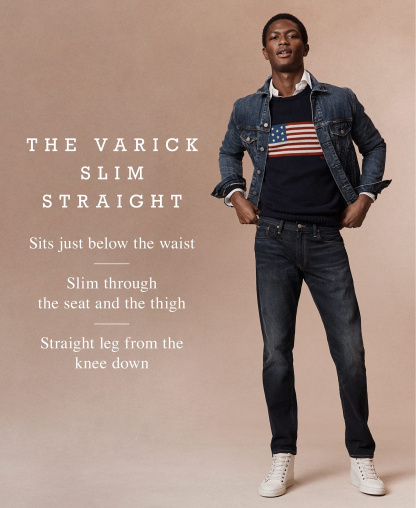 Polo Ralph Lauren Men's Varick Slim Straight Jeans - Murphy