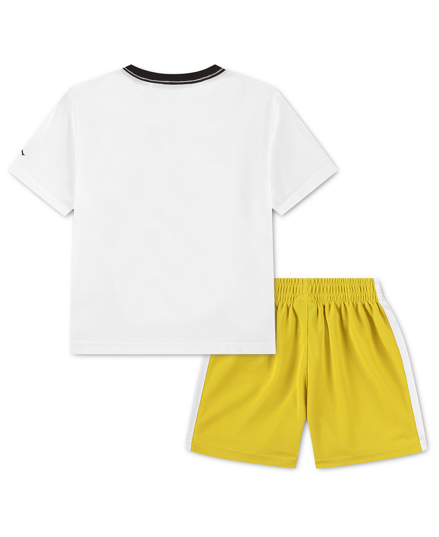 Jordan Boys' 2T-7 Airball Crewneck T-Shirt and Shorts, 2-Piece Set - Bright Citron/Yellow