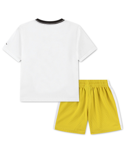 Jordan Boys' 2T-7 Airball Crewneck T-Shirt and Shorts, 2-Piece Set - Bright Citron/Yellow