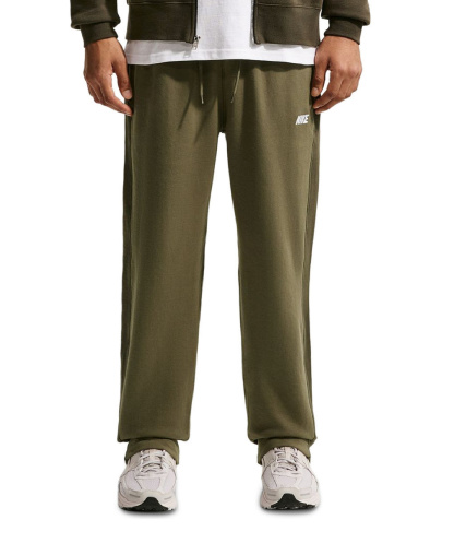 Nike Sportswear Club Men's Varsity Open-Hem Pants - Medium Olive/White