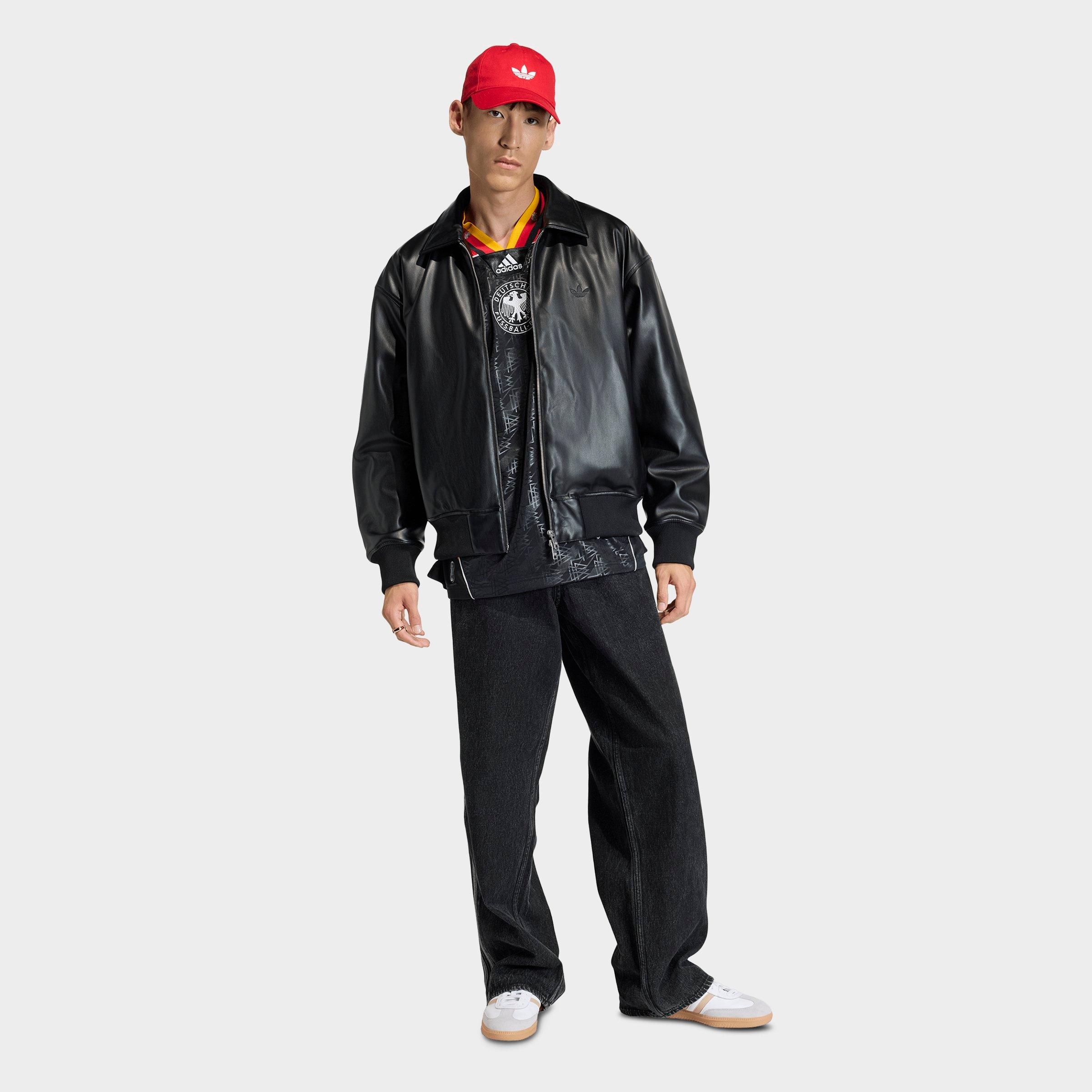 Men's adidas Originals Adicolor Firebird Denim Pants - True Black Denim