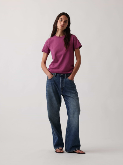 Organic Cotton VintageSoft T-Shirt - Dahlia purple