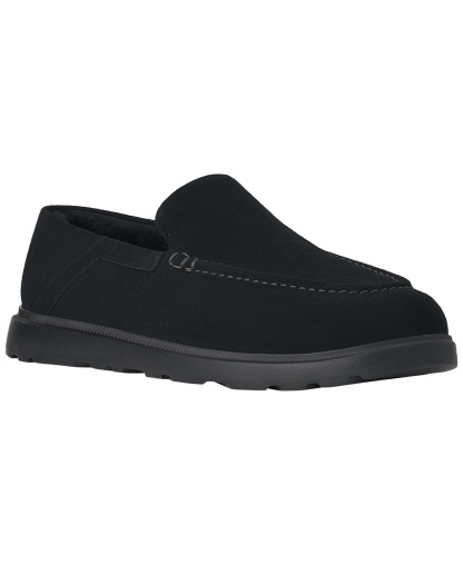 UGG® Men's Shep Suede Round-Toe Loafers - Black