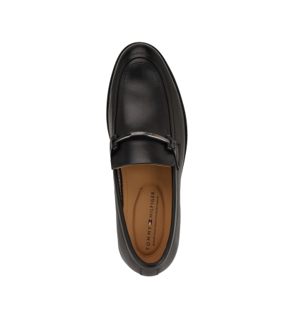 Tommy Hilfiger Men's Jezzon Leather Dress Loafers - Black Leather