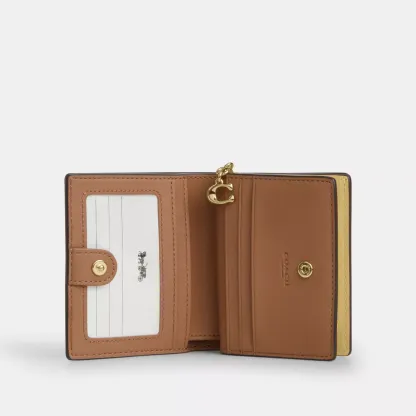 Snap Wallet With Charm - Gold/Vanilla - view 3