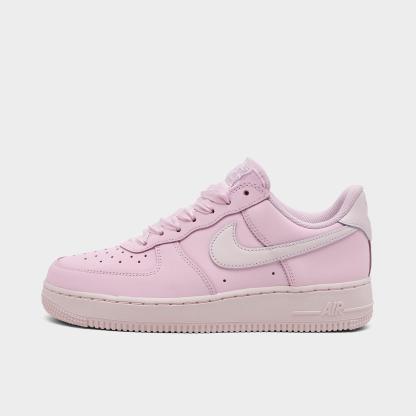 Women's Nithtke Air Force 1 Retro Premium Casual Shoes - Pink Foam/Pink Foam/Pearl Pink - Left shoe facing left. Outside of the shoe.
