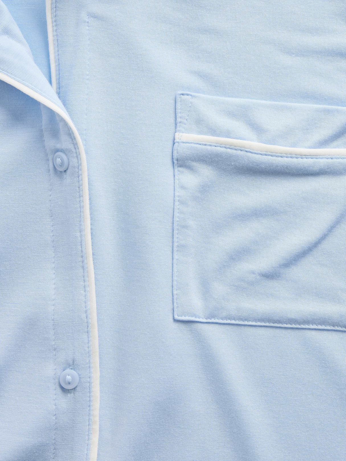 SoftMade Modal PJ Top - Cerulean blue