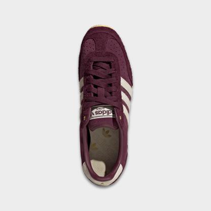 Women's adidas Originals Japan Casual Shoes - Part 2 - Maroon/Cream White/Gold Metallic - Top view