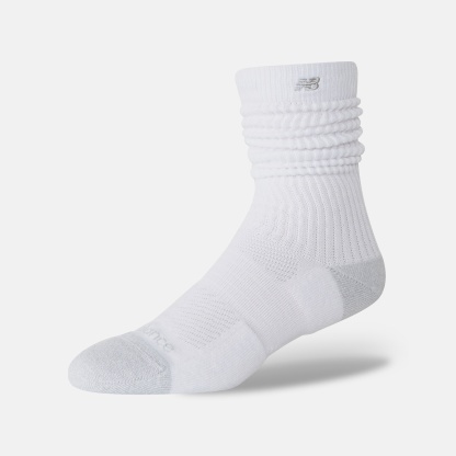 New Balance Active Premium Heavyweight Slouch Crew 1 Pair, AC7251SWT