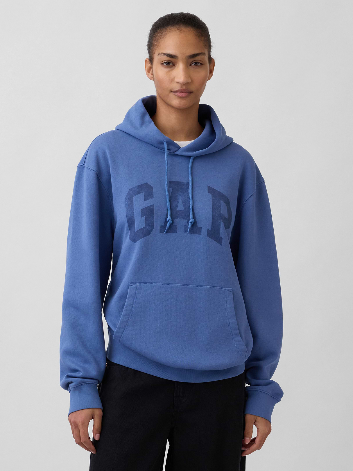 Adult VintageSoft Arch Logo Hoodie - cornflower