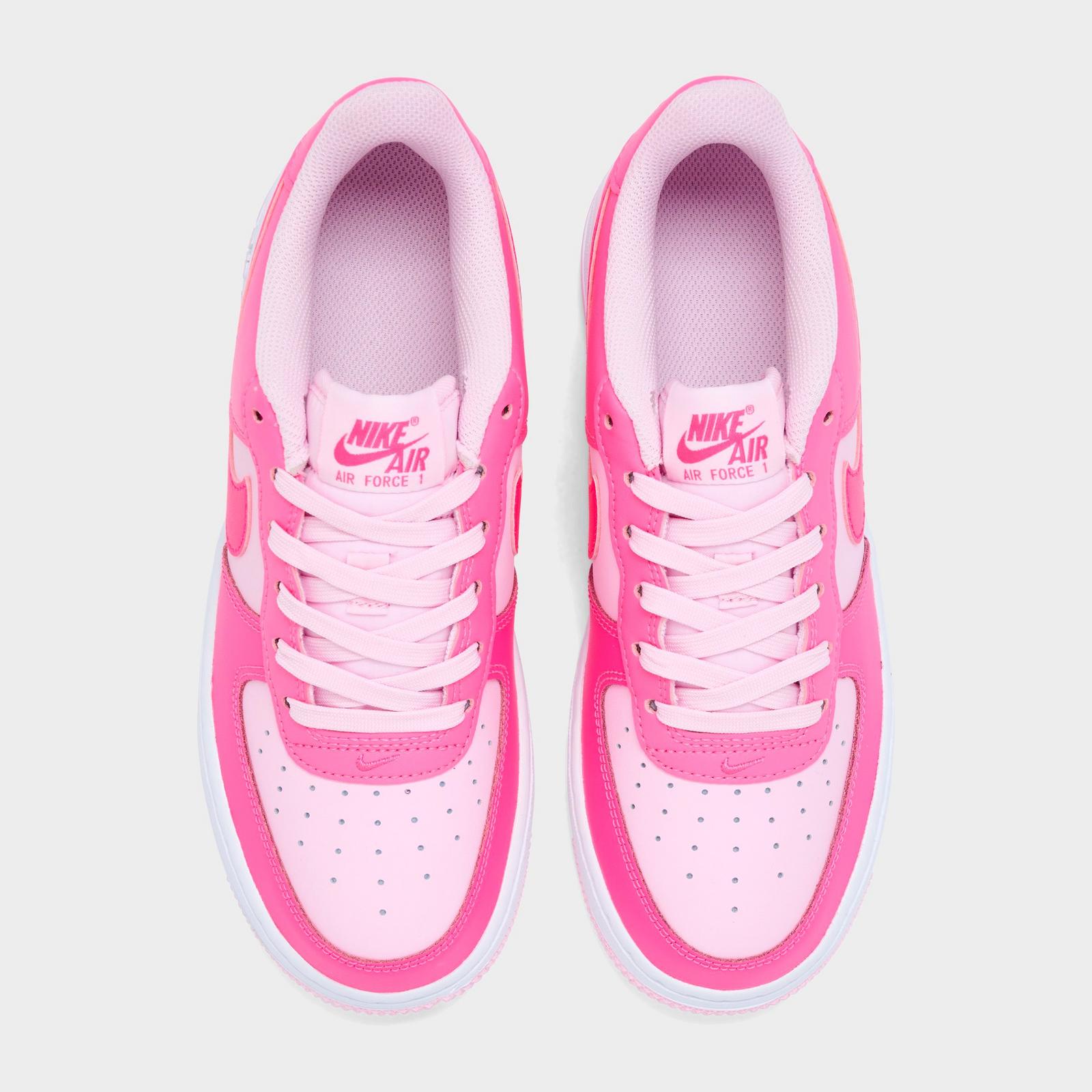Big Kids' Nike Air Force 1 Low Casual Shoes - Pinksicle/Pink Foam/White/Hyper Pink