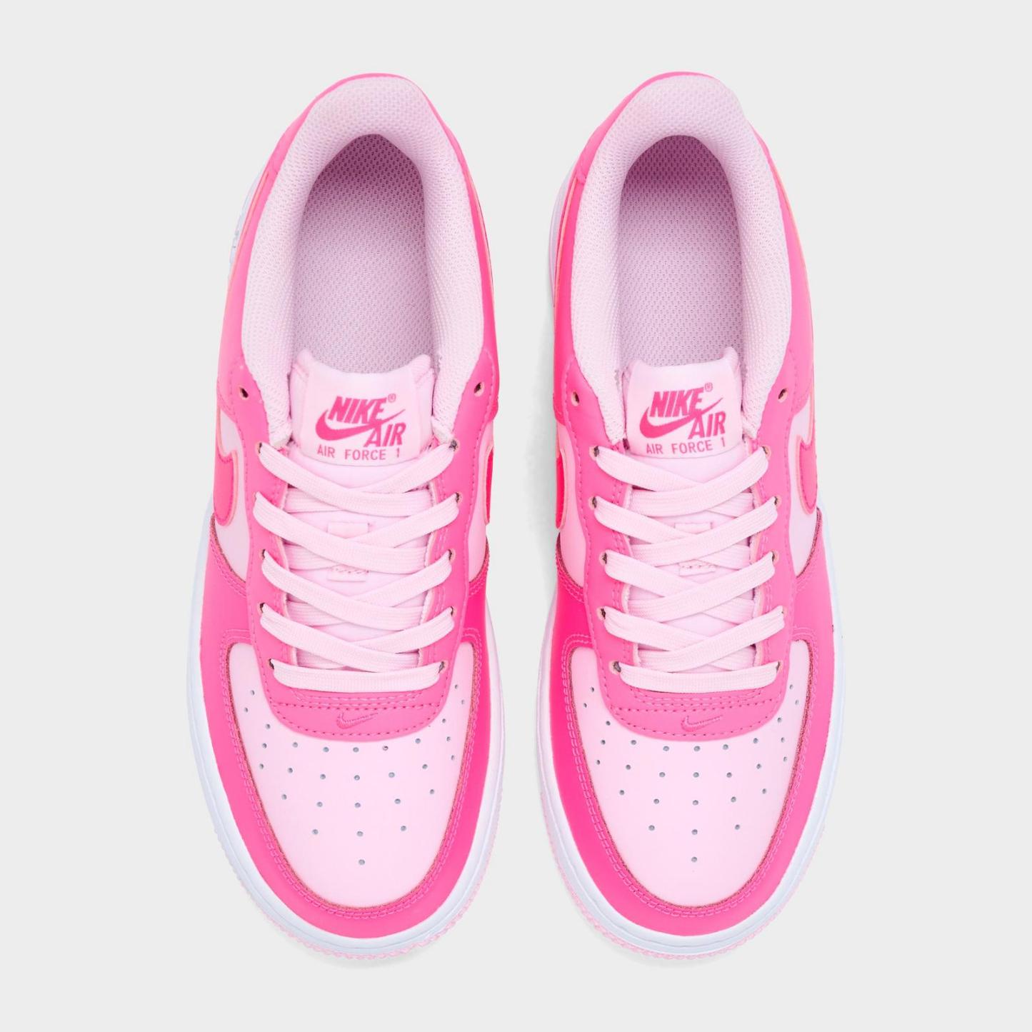 Big Kids' Nike Air Force 1 Low Casual Shoes - Pinksicle/Pink Foam/White/Hyper Pink